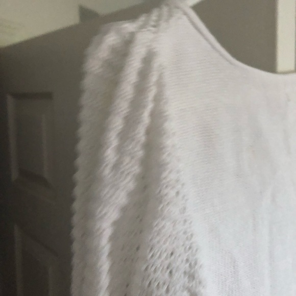 Vintage Guess White Cotton Knit Cardigan Sz XS or Girls XL - Picture 8 of 9